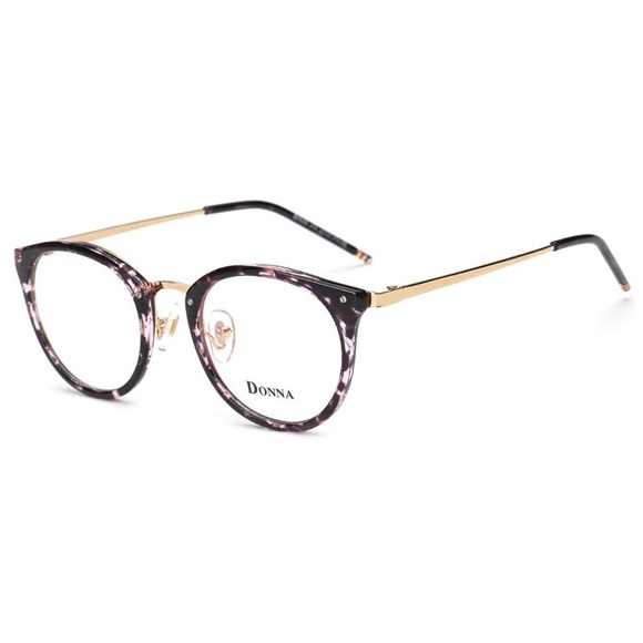 DONNA Purple Cat Eye Blue Light Blocking Glasses - Picture 3 of 4